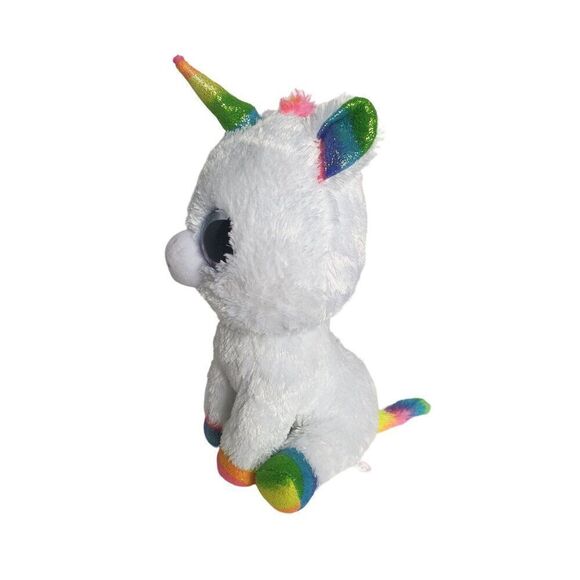 Ty Beanie Boo Pixy Unicorn TySilk Plush 7" Stuffed Animal Toy - Picture 4 of 6